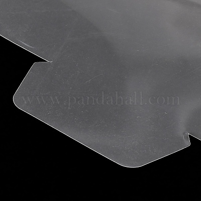 プラスチック製のドキュメントポケット  長方形  透明  180x130x1mm&nbsp;DIY-WH20002-17A-1