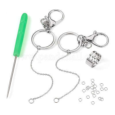 304ステンレススチール製口紅キーホルダー作成キット 304ステンレス
