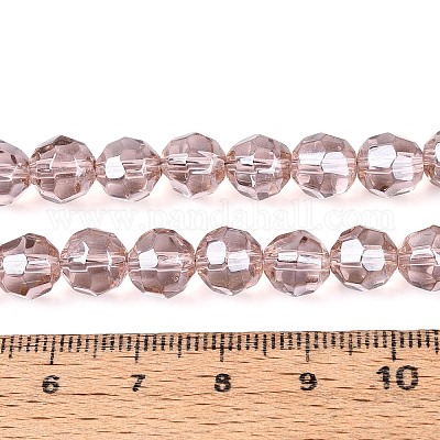 Electroplate Glass Beads Strands&nbsp;EGLA-Q129-01A-1