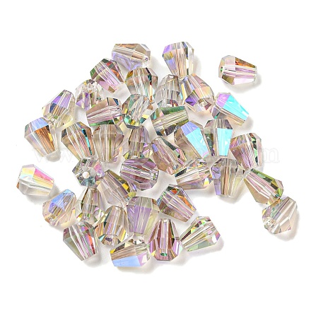 Electroplate Glass Beads EGLA-Z004-03F-1