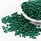 8/0 3mm Baking Paint Glass Seed Beads Loose Spacer Beads, Teal, 3mm, Hole: 1mm, about 962pcs/50g