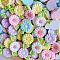 Opaque Resin Cabochons, Mixed Color, Daisy, 13x9.5x4.5mm