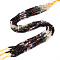 Natural & Synthetic Mixed Gemstone Beads Strands, Round Beads, Faceted, 4x4mm, Hole: 0.6mm, about 80~100pcs/strand, 15.35''~15.75''(39~40cm)