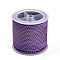 11M Polyester Braided Cord with Cotton Core & Metallic Thread, Dark Violet, 2.5mm, about 10.0465 Yards(11m)/Roll