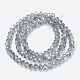 Electroplate Glass Beads Strands&nbsp;EGLA-A034-T6mm-I18-2