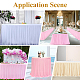 Polyester Table Skirt&nbsp;AJEW-WH20019-110C-3