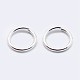 925 Sterling Silver Saw Cut Open Jump Rings&nbsp;STER-F036-02S-0.7x3mm-2