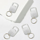 8Pcs Stainless Steel Keychains&nbsp;AJEW-CN0004-56-3