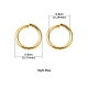 Brass Open Jump Rings&nbsp;KK-FS0001-23B-5