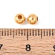 真鍮ビーズ  ラウンド  ラックめっき  長持ちメッキ  カドミウムフリー＆鉛フリー  24KGP本金メッキ  4mm  穴：1.4mm&nbsp;KK-C157-01B-G-3