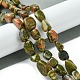Natural Unakite Beads Strands&nbsp;G-G117-B03-01-2