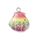 Translucent Resin Pendants&nbsp;RESI-M036-02C-1