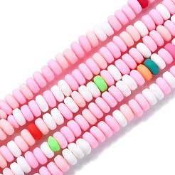 Handmade Polymer Clay Beads Strands&nbsp;X-CLAY-N008-008N