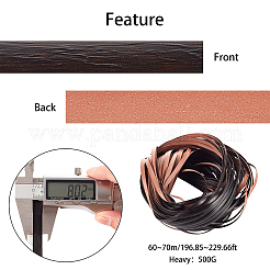 Plastic Imitation Rattan Wicker&nbsp;KY-WH0024-77