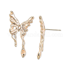 Brass Stud Earring Findings&nbsp;KK-N232-429LG-B