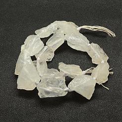 Natural Quartz Crystal Beads Strands&nbsp;G-E382-02A