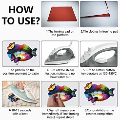 PVC伝熱フィルム  アイロン接着シーツ  ビーチのテーマ模様  185mm  12個/セット&nbsp;DIY-WH0452-010