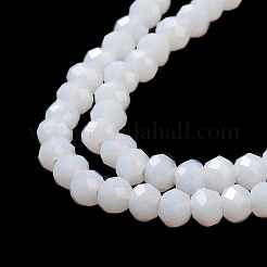 Imitation Jade Glass Bead Strands&nbsp;GLAA-F001-3x2mm-10