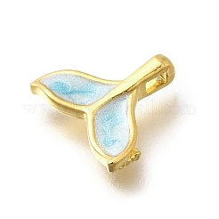 Brass Enamel Charms&nbsp;STAS-Q347-02G-B-1