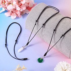 Eco-Friendly Korean Waxed Polyester Braided Adjustable Necklace Makings&nbsp;NJEW-TAC0015-04
