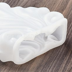 Diyのシリコーンキャンドル型  キャンドル作り用  シェル形状  ホワイト  10.3x13.3x5.3cm&nbsp;LS-SIMO-P008-03C