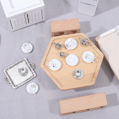 Miniature Plastic Tableware&nbsp;DIY-WR0005-60B