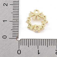 Brass Micro Pave Cubic Zirconia Pendants&nbsp;LS-KK-K371-41A-G