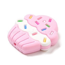 Cake Food Grade Eco-Friendly Silicone Focal Beads&nbsp;SIL-C004-02B