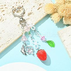 Acrylic & Glass Pendant Keychains&nbsp;KEYC-FZ00008