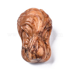 Chinese Cabbage Natural Map Stone/Picasso Stone/Picasso Jasper Model Ornament&nbsp;G-N330-59