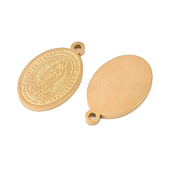 Religion 304 Stainless Steel Pendants&nbsp;STAS-Z190-11G-01