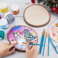 4Pcs 4 Style Candlenut Wood Board&nbsp;WOOD-AR0001-16