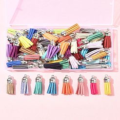 56Pcs 28 Colors Faux Suede Tassel Pendant Decorations&nbsp;FIND-FS0003-12