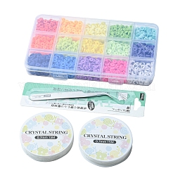 DIY Heishi Word Bracelet Making Kit&nbsp;DIY-YW0006-44
