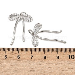 Brass Micro Pave Cubic Zirconia Pendants&nbsp;KK-A269-21P