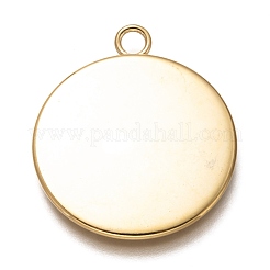 304 Stainless Steel Pendant Cabochon Settings&nbsp;STAS-Z030-01A-G