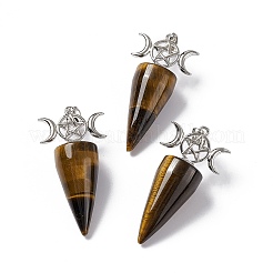 Natural & Synthetic Mixed Gemstone Pendants&nbsp;G-P484-02P