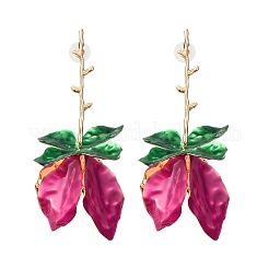 Alloy Dangle Stud Earrings&nbsp;EJEW-Z142-05G