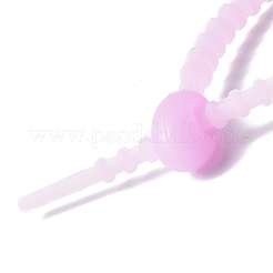 Luminous Silicone Cable Zip Ties&nbsp;AJEW-P104-01C