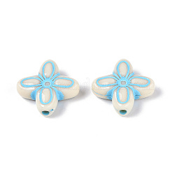 Painted Opaque Acrylic Beads&nbsp;OACR-T029-02S