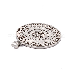 Non-Tarnish 304 Stainless Steel Pendants&nbsp;STAS-C063-02P