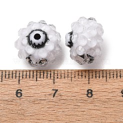 Halloween Opaque Acrylic & Resin Rhinestone Beads&nbsp;RB-CBA95A4-01A