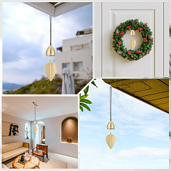 Brass Bell Pendants&nbsp;HJEW-WH20816-010G-F