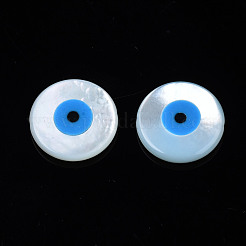 Natural White Shell Mother of Pearl Shell Beads&nbsp;SSHEL-N034-79C-01