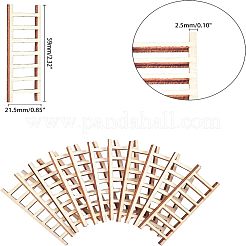 Ladder Unfinished Wooden Ornaments&nbsp;WOOD-WH0100-31