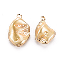 Electroplate Freshwater Shell Pendants&nbsp;SHEL-T018-12G-03