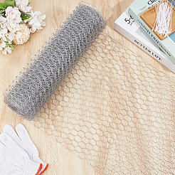 1Roll Iron Hexagon Net&nbsp;DIY-BC0015-41
