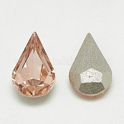 Pointed Back Glass Rhinestone Cabochons&nbsp;RGLA-T082-5x8mm-08