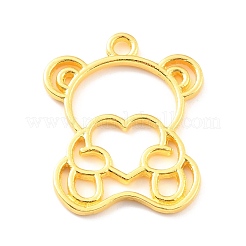 Alloy Open Back Bezel Pendants&nbsp;FIND-B005-17G