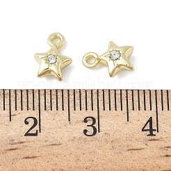 Alloy Rhinestone Pendants&nbsp;FIND-L025-05G